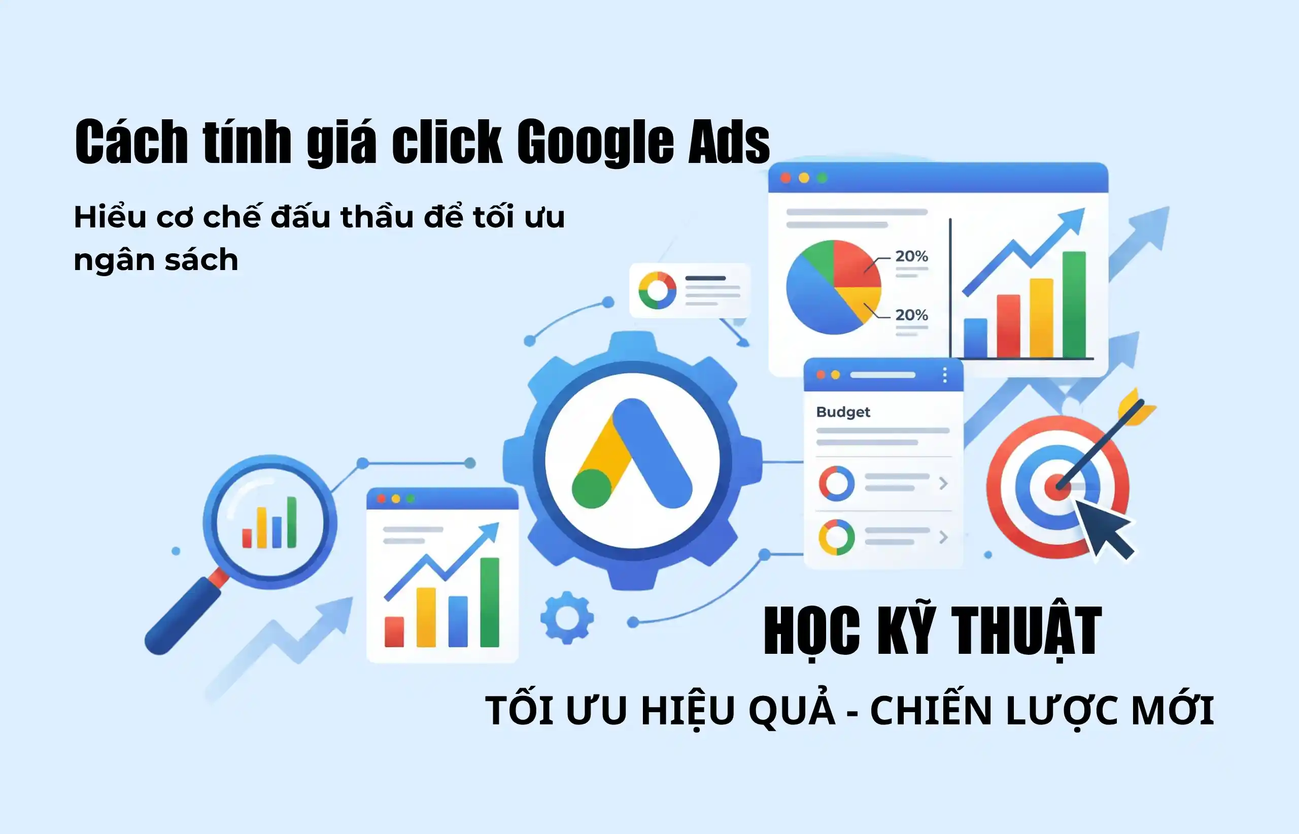 Cách tính giá click Google Ads: Hiểu cơ chế đấu thầu để tối ưu ngân sách