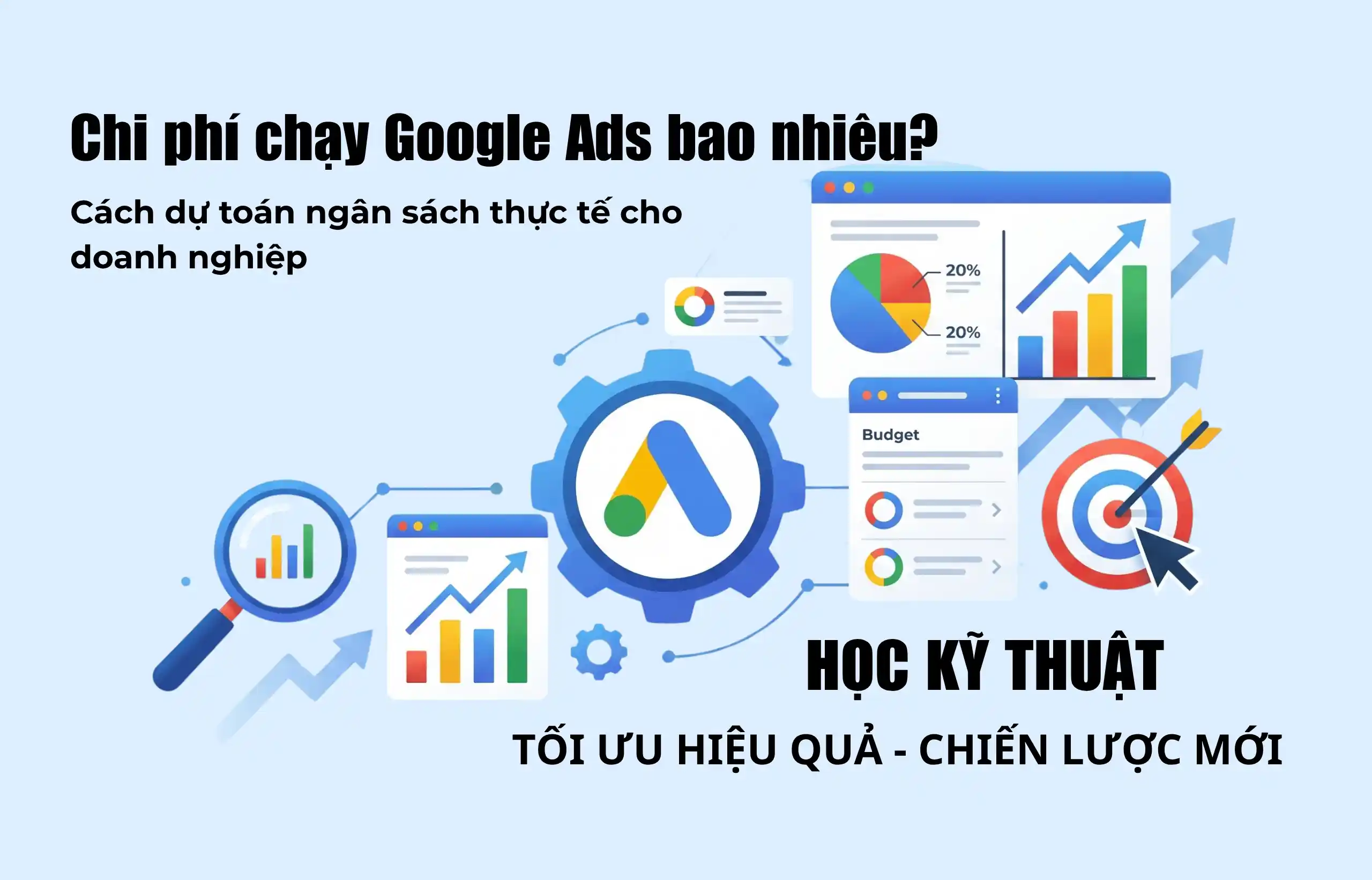 Chi phí chạy Google Ads bao nhiêu? Cách dự toán ngân sách thực tế cho doanh nghiệp