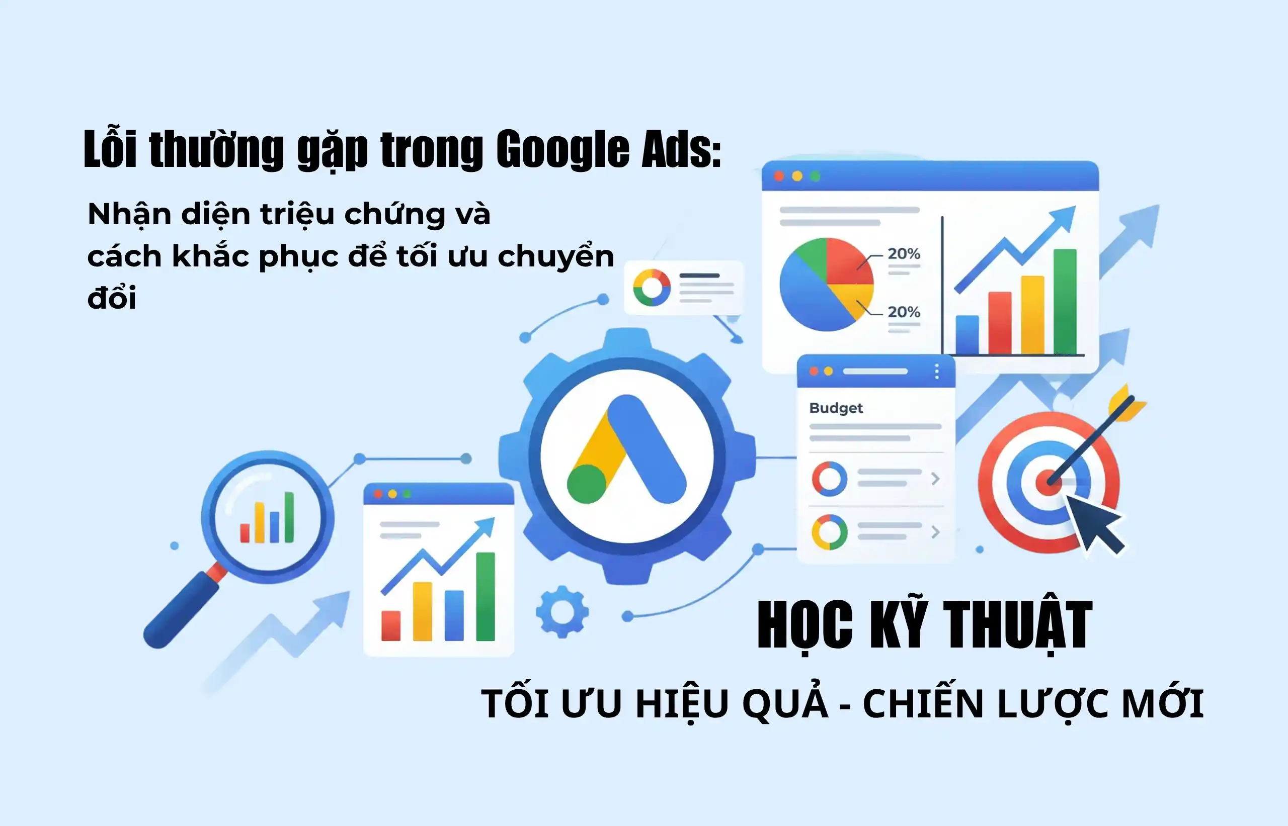 Checklist 20 lỗi thường gặp trong Google Ads: Nhận diện triệu chứng và cách khắc phục để tối ưu chuyển đổi