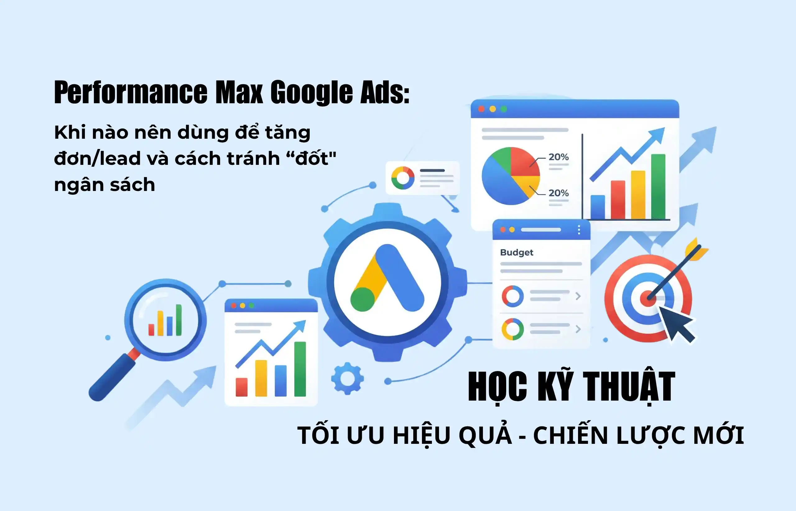 Performance Max Google Ads: Khi nào nên dùng để tăng đơn/lead và cách tránh “đốt” ngân sách